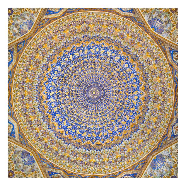 Stampa su tela - Dome Of The Mosque - Quadrato 1:1