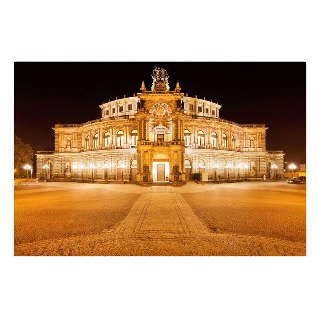 Stampa su tela - Dresden Opera House - Orizzontale 3:2