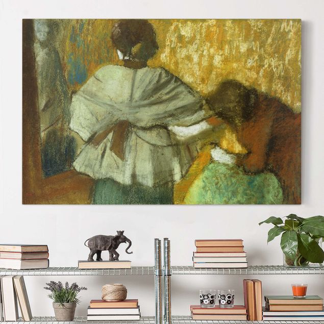 Riproduzioni su tela quadri famosi Edgar Degas - Modista
