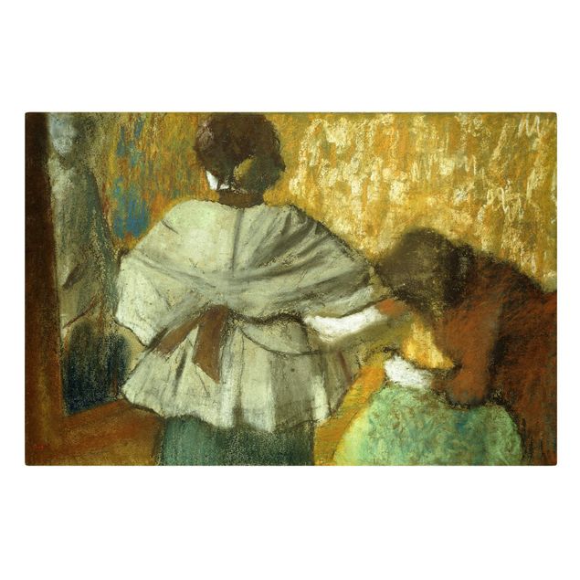 Stampa su tela - Edgar Degas - milliner - Orizzontale 3:2