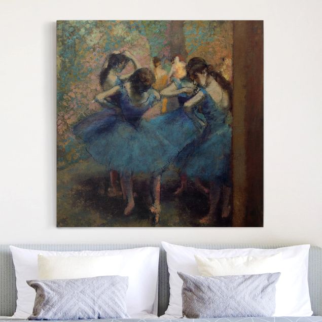 Riproduzione quadri su tela Edgar Degas - Ballerine blu