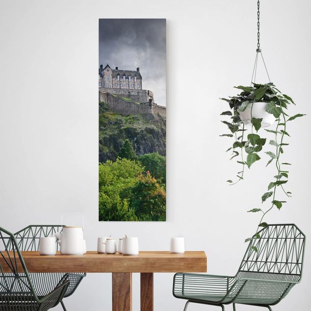 Stampe su tela paesaggio Castello di Edimburgo