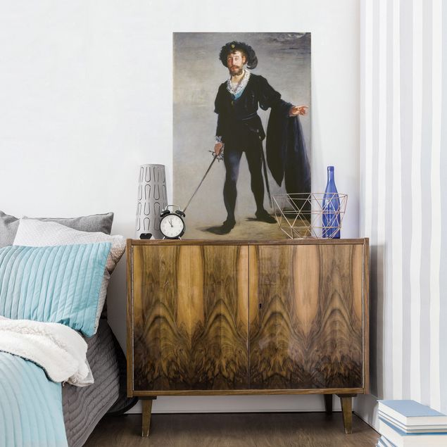 Quadri moderni per soggiorno Edouard Manet - Jean-Baptiste Faure nel ruolo di Amleto