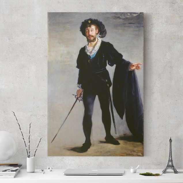 Riproduzione quadri su tela Edouard Manet - Jean-Baptiste Faure nel ruolo di Amleto