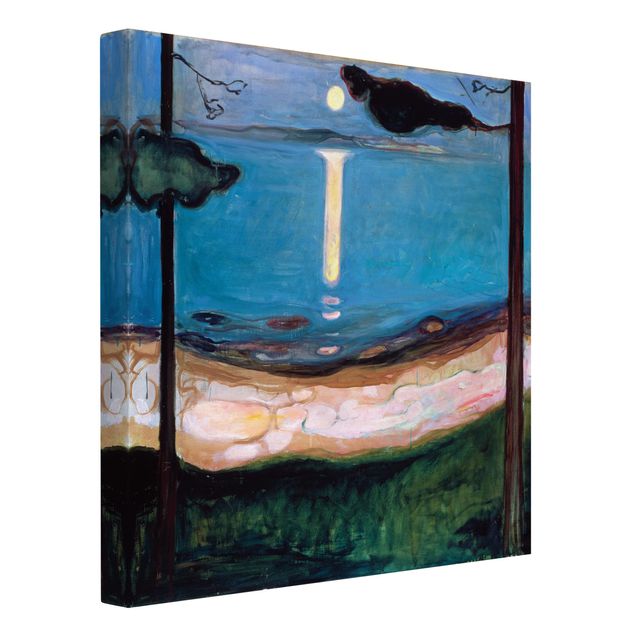 Quadri su tela Edvard Munch - Notte di luna