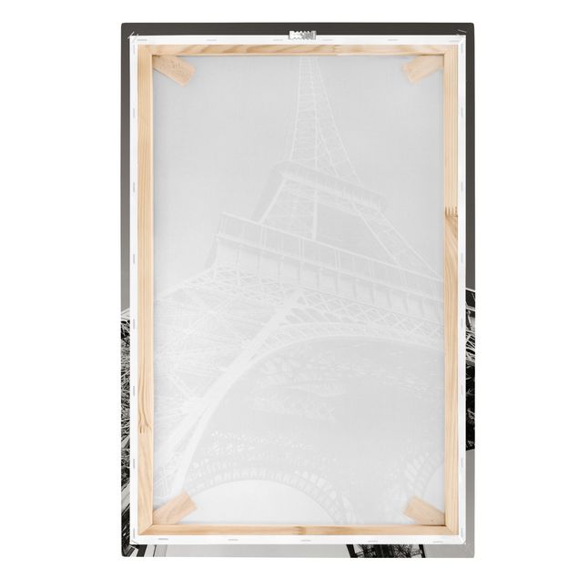Stampa su tela Eiffel tower - Verticale 2:3