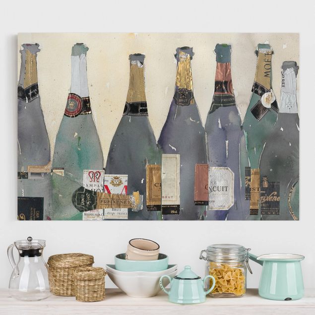 Riproduzione quadri su tela Stappato - Champagne
