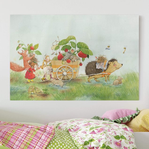 quadri con animali The Strawberry Fairy - Con il riccio