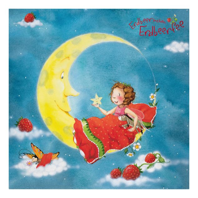Stampa su tela - The Strawberry Fairy - Sweet Dreams - Quadrato 1:1