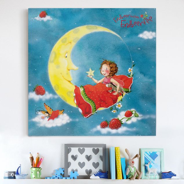 Riproduzioni su tela The Strawberry Fairy - Sogni d'oro