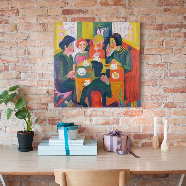 Quadri moderni per soggiorno Ernst Ludwig Kirchner - Tavolino da caffè