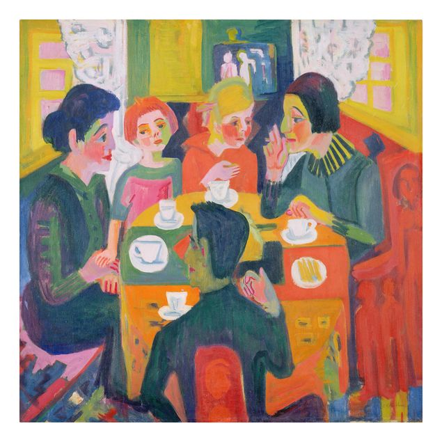 Stampa su tela - Ernst Ludwig Kirchner - Coffee Table - Quadrato 1:1