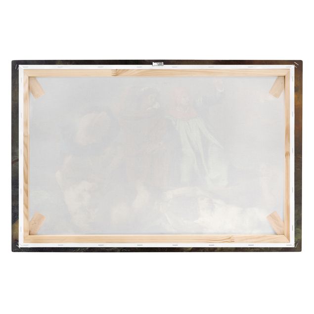 Stampa su tela - Eugène Delacroix - The Barque of Dante (Dante and Virgil in Hell) - Orizzontale 3:2