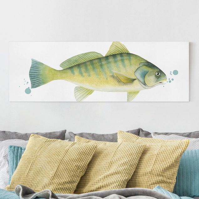 Quadri con pesci Colore Cattura - Pesce persico