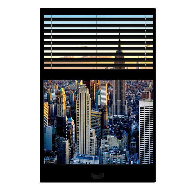 Philippe Hugonnard Tende a finestra - New York all'alba
