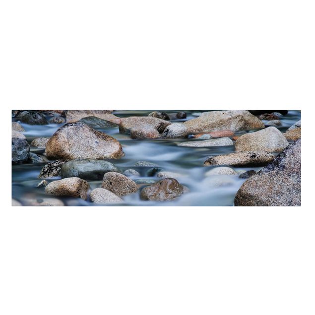 Stampa su tela - River In Canada - Panoramico
