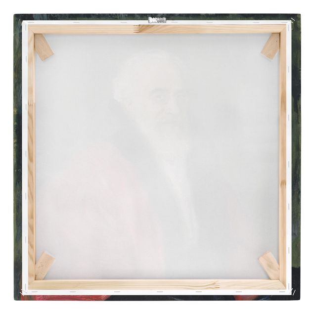 Stampa su tela - Franz von Stuck - Portrait of Lujo Brentano - Quadrato 1:1