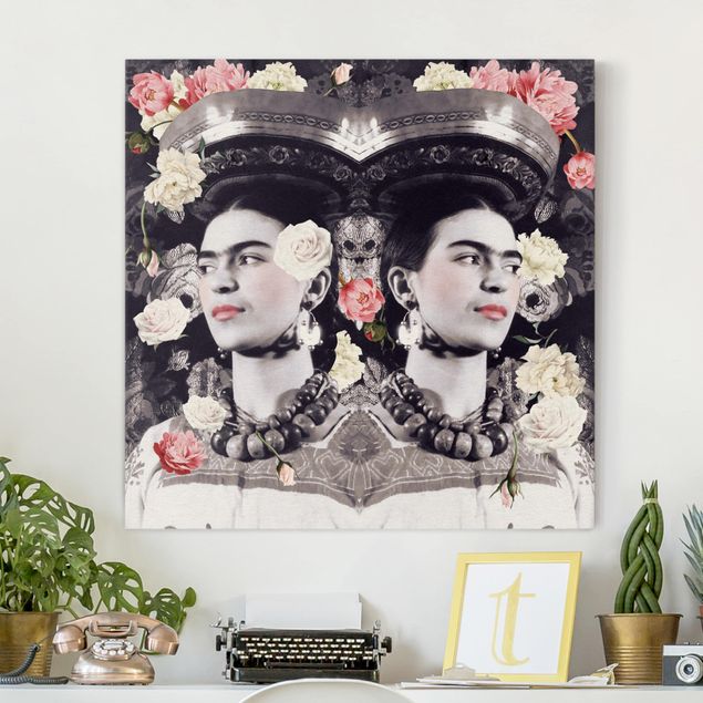 Stampe su tela fiori Frida Kahlo - Fiore alluvionale
