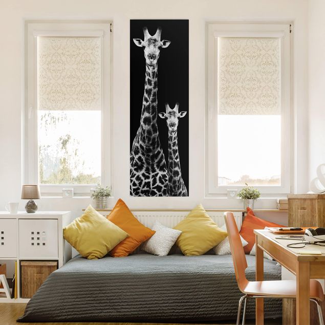 Philippe Hugonnard Duo di giraffe in bianco e nero