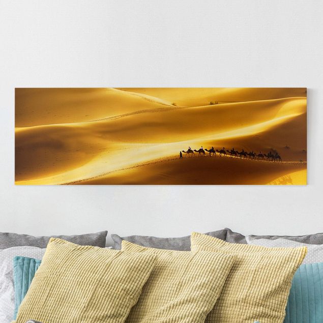 Quadri con deserto Dune d'oro