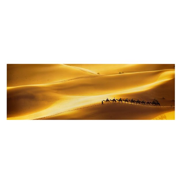 Stampa su tela - Golden Dunes - Panoramico