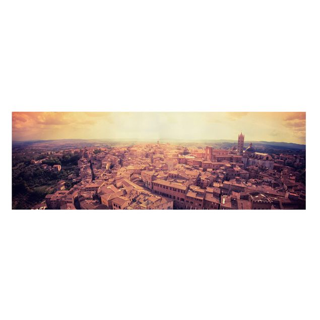 Stampa su tela - Good Morning Siena - Panoramico
