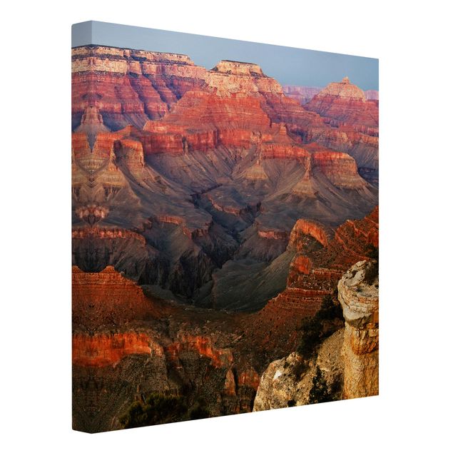 Stampa su tela - Grand Canyon After Sunset - Quadrato 1:1