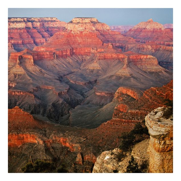 Stampa su tela Grand Canyon dopo il tramonto
