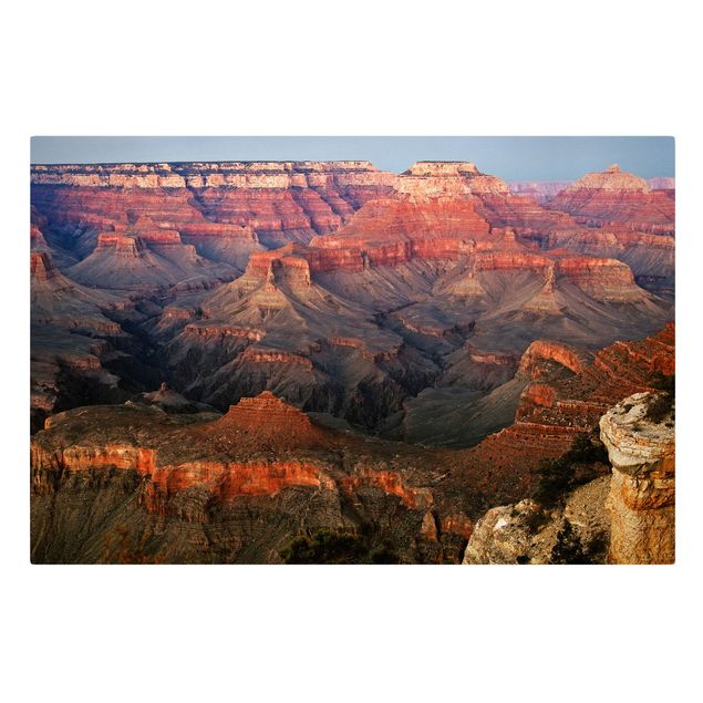 Stampa su tela Grand Canyon dopo il tramonto