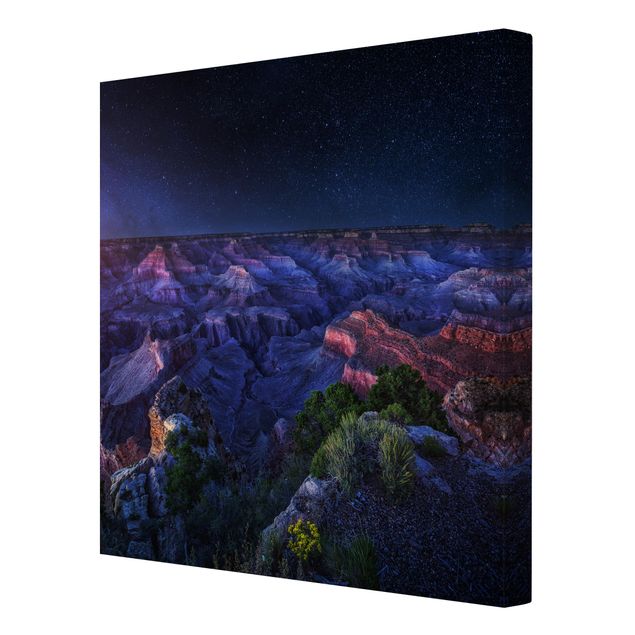 Stampa su tela - Grand Canyon Night - Quadrato 1:1