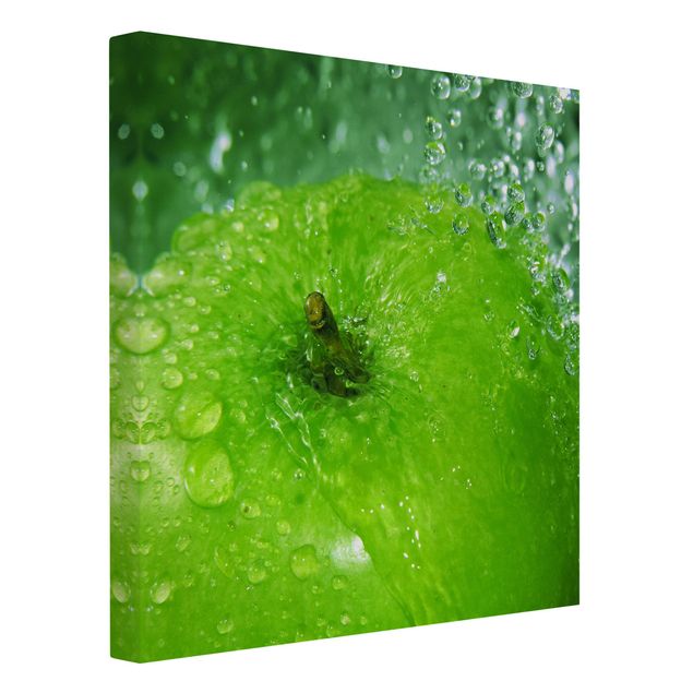 Stampa su tela - Green Apple - Quadrato 1:1