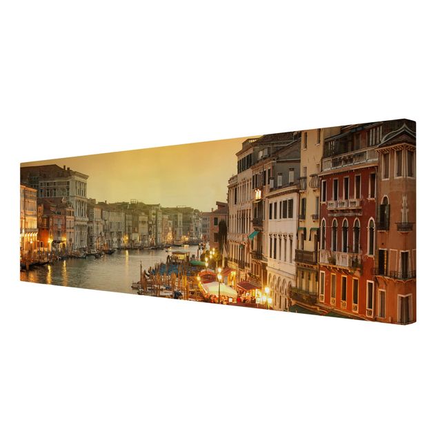 Stampa su tela - Grand Canal Of Venice - Panoramico