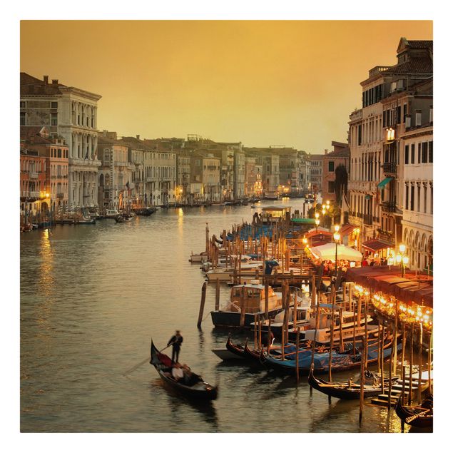 Stampa su tela - Grand Canal Of Venice - Quadrato 1:1