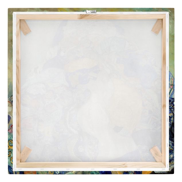 Stampa su tela - Gustav Klimt - Baby (cradle) - Quadrato 1:1