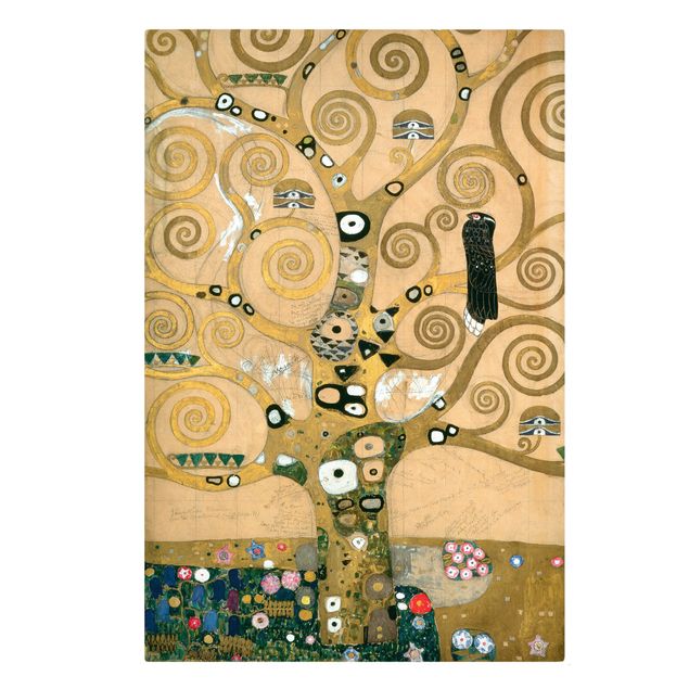 Stampa su tela Gustav Klimt - L'albero della vita