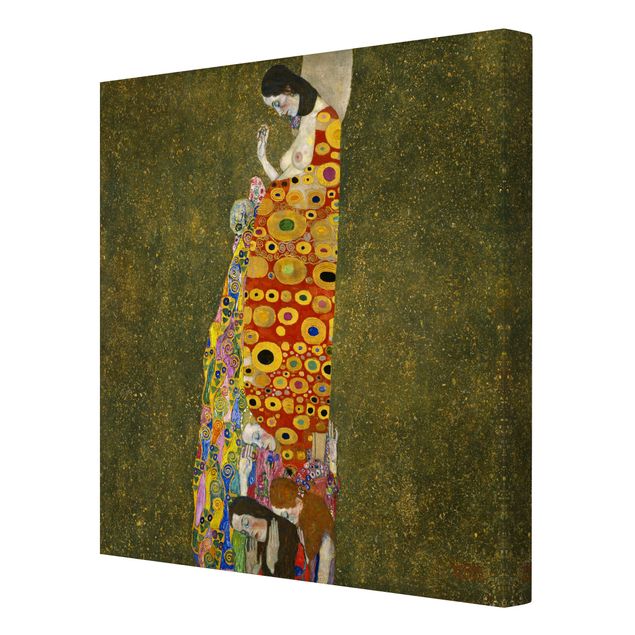 Stampa su tela - Gustav Klimt - Hope - Quadrato 1:1