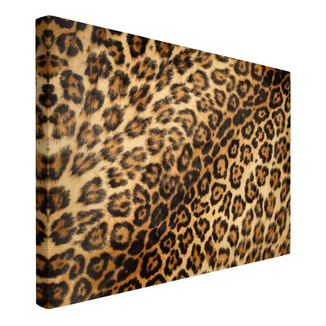 Quadri moderni per soggiorno Pelle di giaguaro