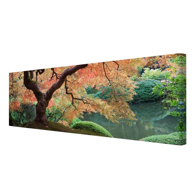 Stampa su tela - Japanese Garden - Panoramico