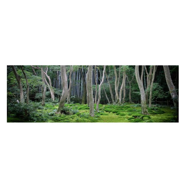 Stampa su tela - Japanese Forest - Panoramico