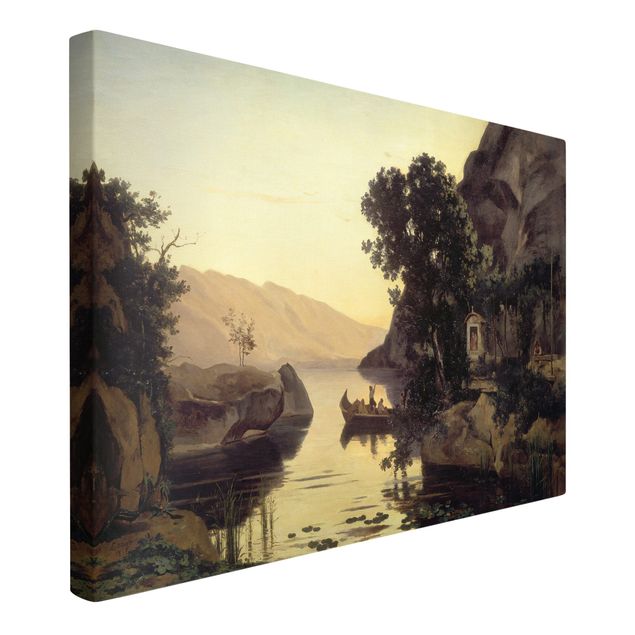 Jean-Baptiste Camille Corot Jean-Baptiste Camille Corot - Paesaggio vicino a Riva sul lago di Garda