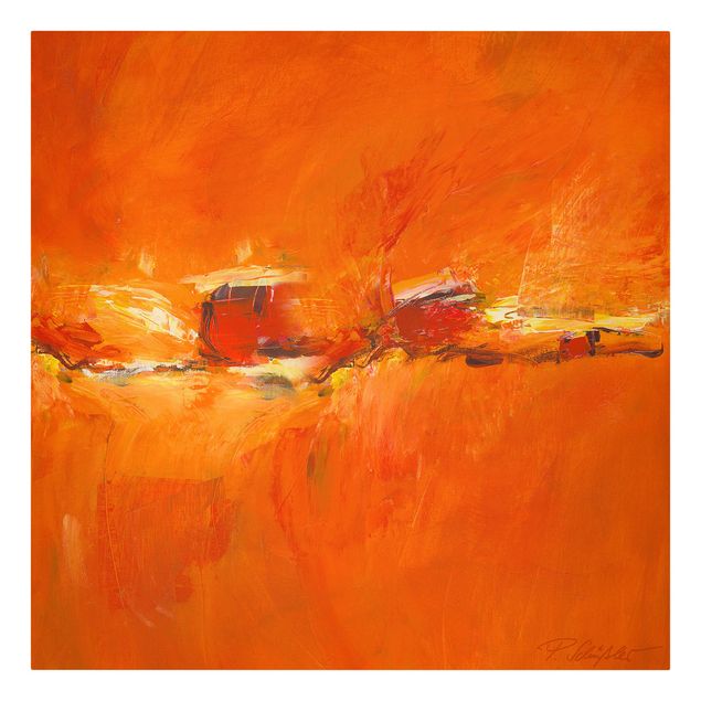 Abstrakte Kunst Composizione in arancione