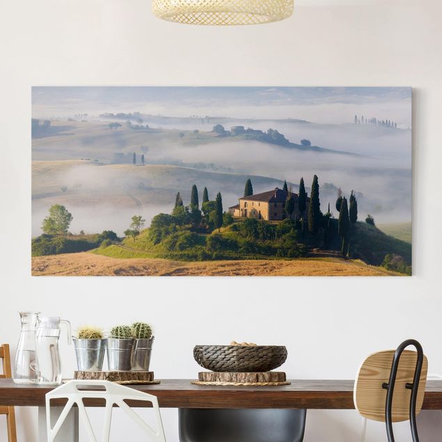Quadri su tela paesaggio Tenuta di campagna in Toscana