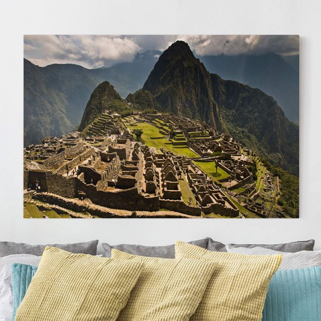 Quadri con montagne Machu Picchu