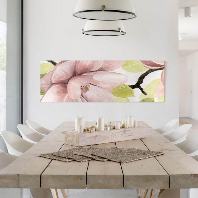 Quadri moderni per soggiorno Magnolia Blushing II