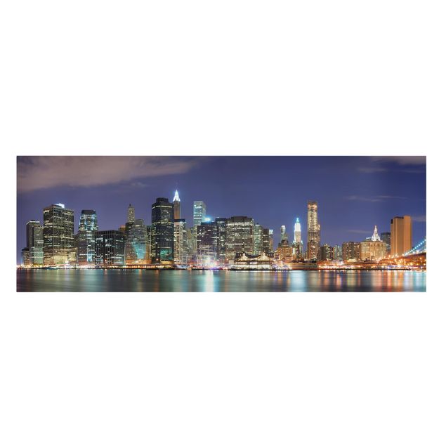 Stampa su tela - Manhattan In New York City - Panoramico
