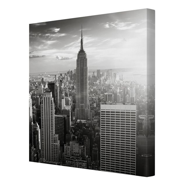 Stampa su tela - Manhattan Skyline - Quadrato 1:1