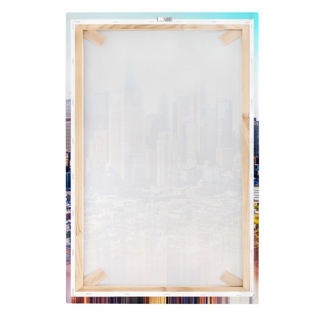 Stampa su tela Manhattan Skyline Urban Stretch - Verticale 2:3