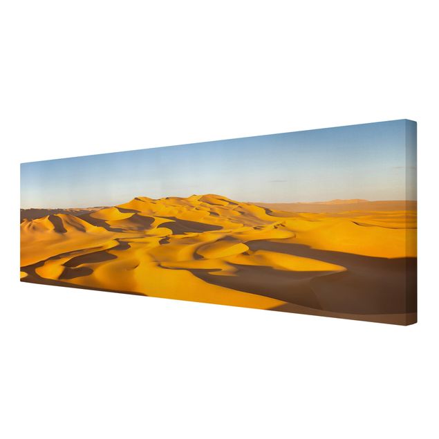Stampa su tela - Murzuq Desert In Libya - Panoramico