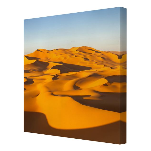 Stampa su tela - Murzuq Desert In Libya - Quadrato 1:1