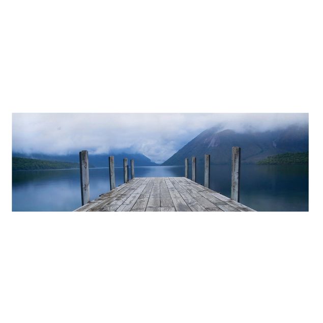Stampa su tela - Nelson Lakes National Park - Panoramico